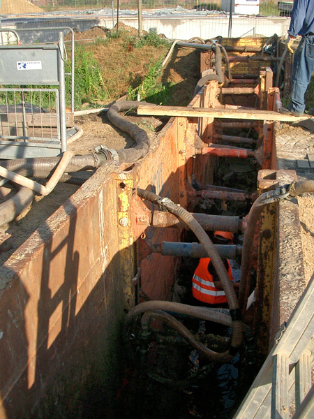 Stahlverbau Tiefe 2,40 bis 7,0 m möglich